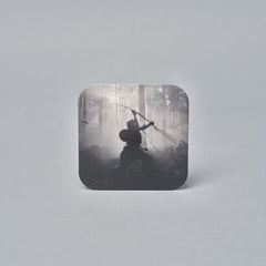 App icon featuring a silhouetted samurai warrior in a misty forest.