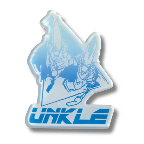 UNKLE Pointman Kiss Logo Large Magnet (Blue Fade)