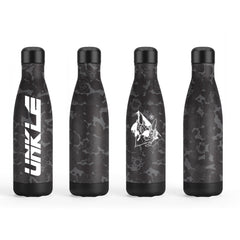 Classic UNKLE Logos Black Camo Print Water Bottle (Black)