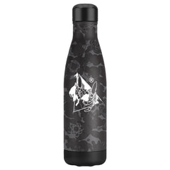 Classic UNKLE Logos Black Camo Print Water Bottle (Black)