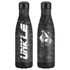 Classic UNKLE Logos Black Camo Print Water Bottle (Black)