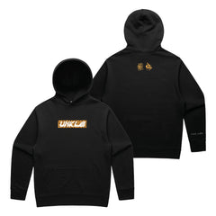 UNKLE Classic Leopard Print Box Logo Hoodie (Black)