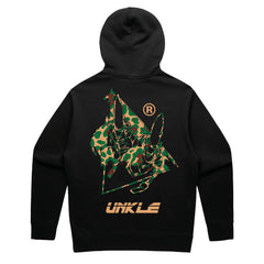 UNKLE Camo Leopard Print Pointman Zip Hood (Black) - PUFF