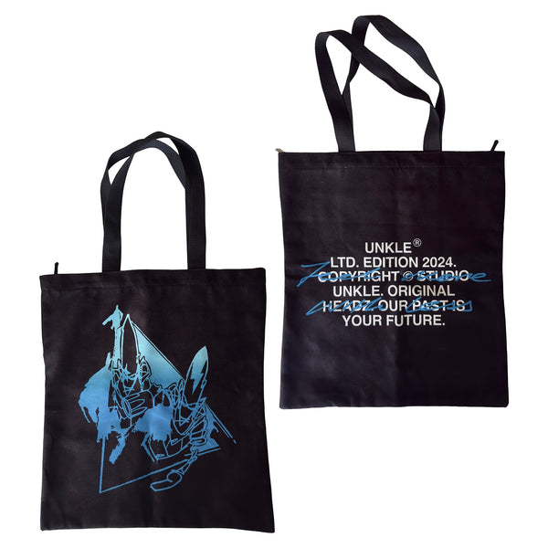 UNKLE Pointman Kiss Logo Fade Tote Bag (Black)