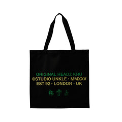 UNKLE New Text Logo Canvas Bag (Black)