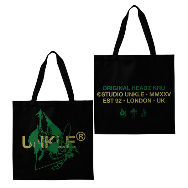 UNKLE New Text Logo Canvas Bag (Black)