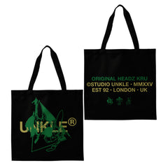 UNKLE New Text Logo Canvas Bag (Black)