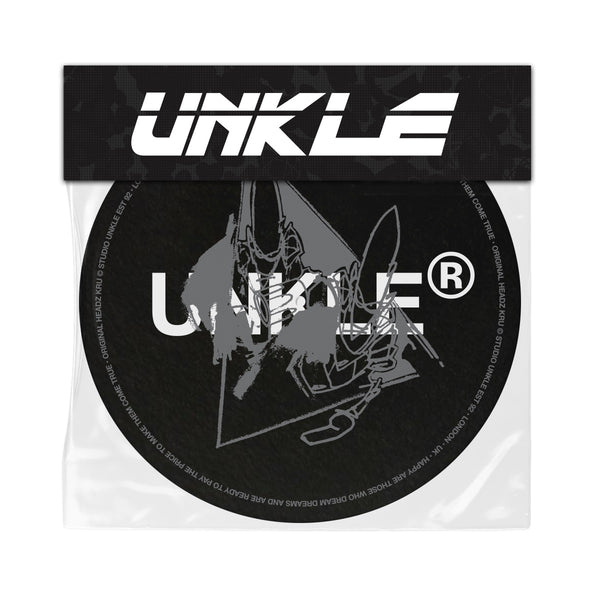 UNKLE New Text Logo Slipmat - Snakeskin Print (Black)
