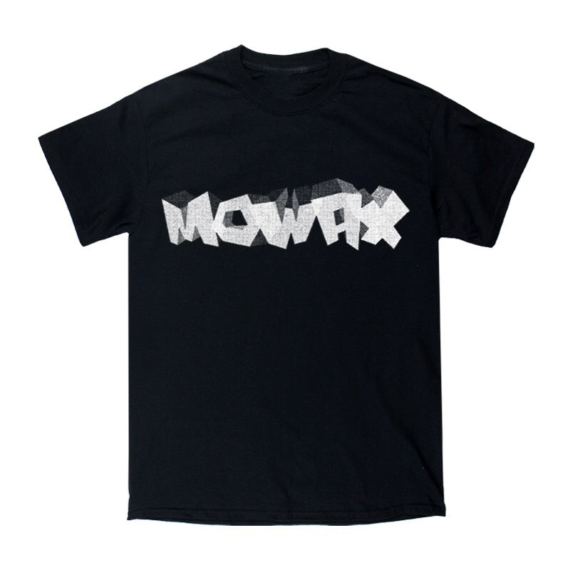 001 - 90's Mo' Wax Block Graphic T-Shirt (Black) | T-SHIRTS | Unkle Store