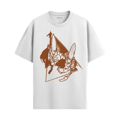001A Pointman Kiss - MWA Camo Brown - T-Shirt (White)