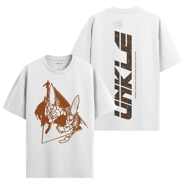 001A Pointman Kiss - MWA Camo Brown - T-Shirt (White)