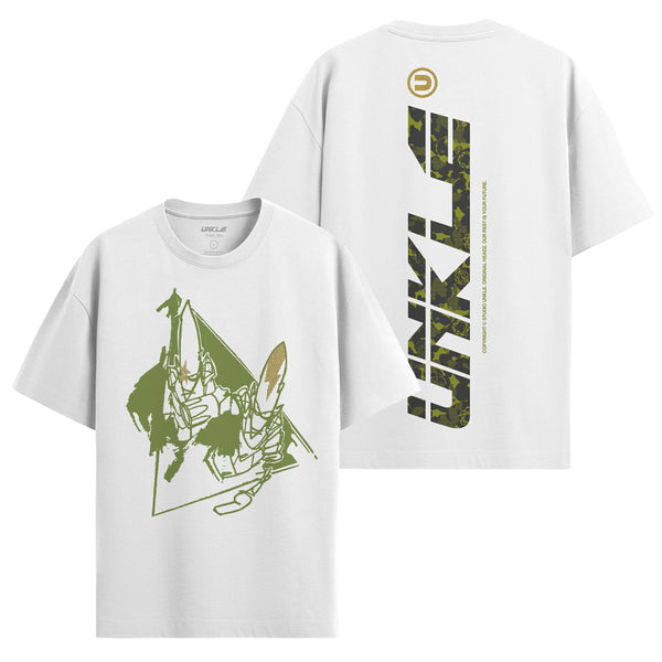 001B Pointman Kiss - MWA Camo Green - T-Shirt (White)