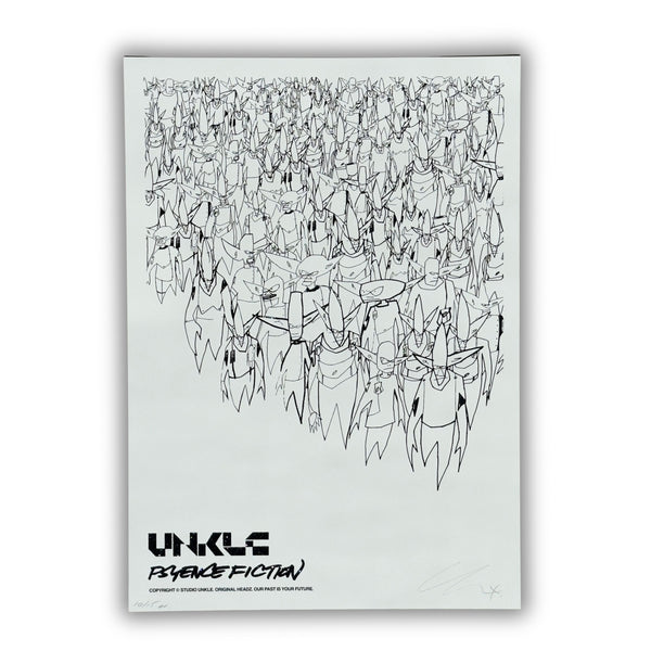UNKLE Psyence Fiction Glitter Print - 5Inch (Additional Artist Proof)