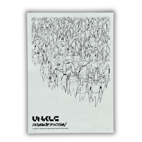 UNKLE Psyence Fiction Glitter Print - 5Inch (Artist Proof)