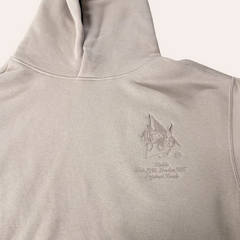 UNKLE Pointman Kiss logo  - Embroidered Edition Hoodie (Sand)