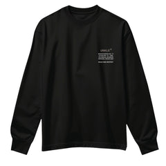 002 Spec. No. 77 - Long Sleeve T-Shirt (Black)
