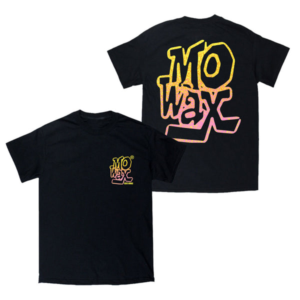 001 Mo Wax Logo - Summer Fade T-Shirt (Black)