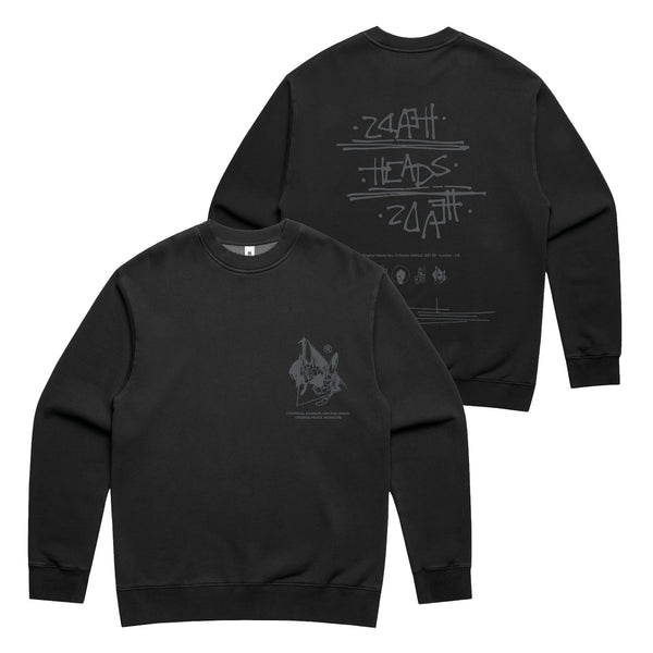 Headz³ Sweatshirt (Faded Black)