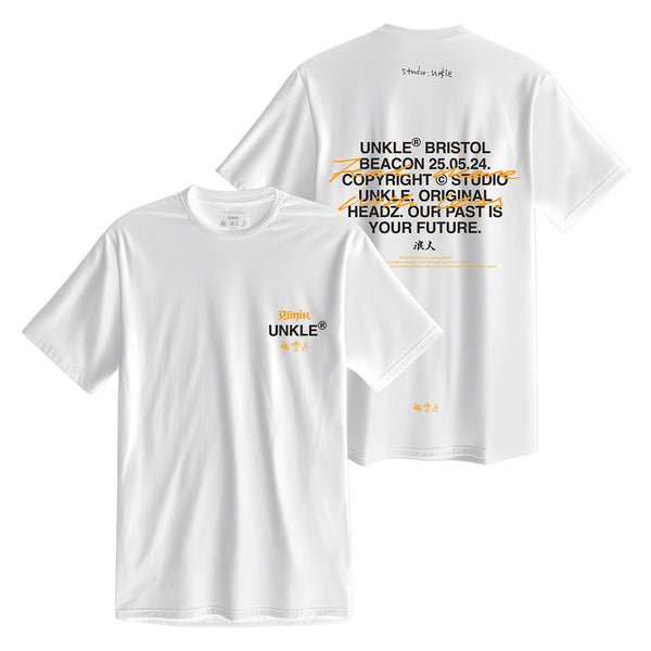 Bristol - Rōnin Text T-Shirt (White)