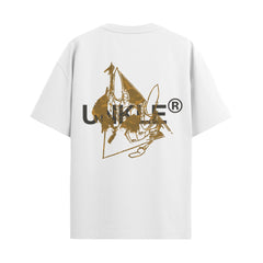 001 UNKLE New Text Logo - Halftone Camo T-Shirt (White)