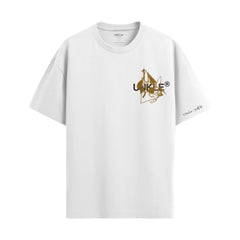 001 UNKLE New Text Logo - Halftone Camo T-Shirt (White)