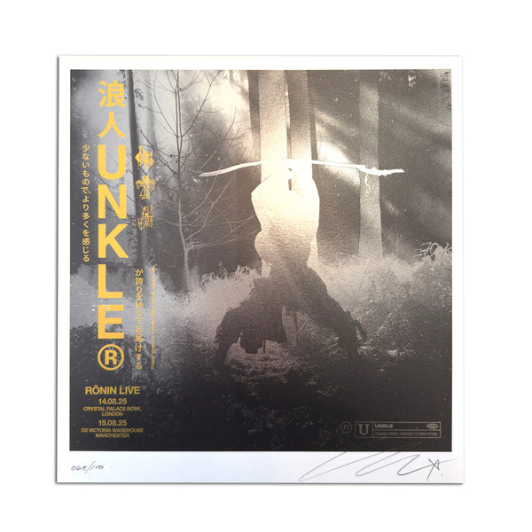UNKLE Ronin Summer 2025 Tour Print