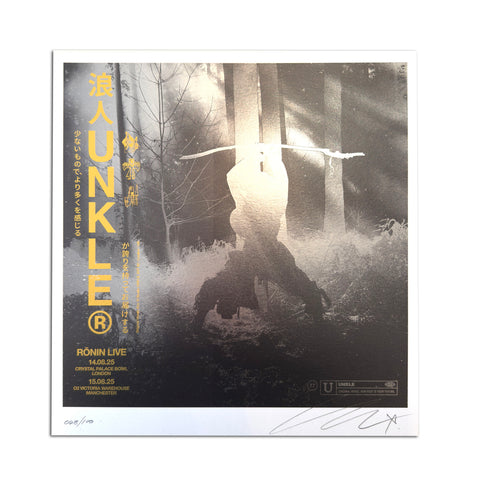 UNKLE Ronin Summer 2025 Tour Print
