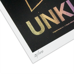 UNKLE Logos 2025 Holograph Foil - A3 Print
