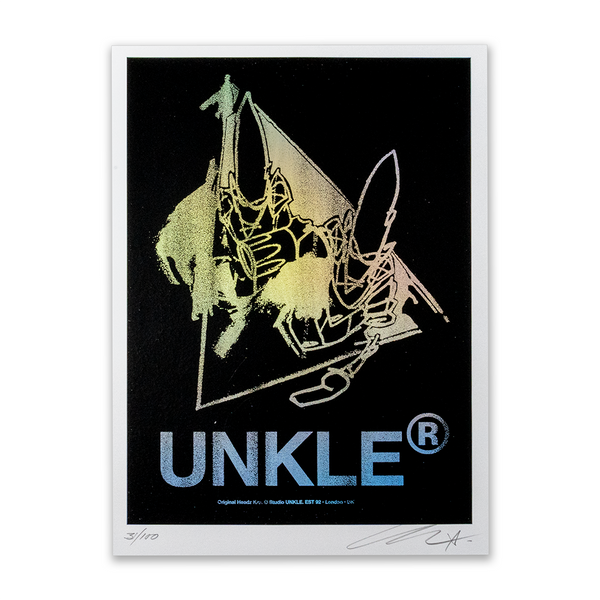 UNKLE Logos 2025 Holograph Foil - A3 Print