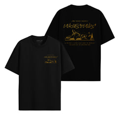 UNKLE Sounds Logo T-Shirt - Gold Glitter (Black)