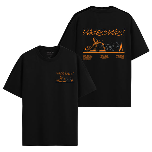 UNKLE Sounds Brighton Show T-Shirt - Orange (Black)