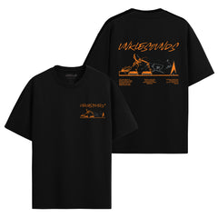 UNKLE Sounds Brighton Show T-Shirt - Orange (Black)