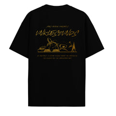 UNKLE Sounds Logo T-Shirt - Gold Glitter (Black)