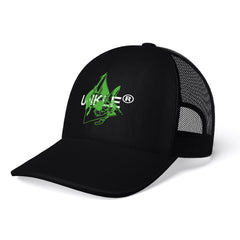 UNKLE New Text Logo Trucker (Black and Green)