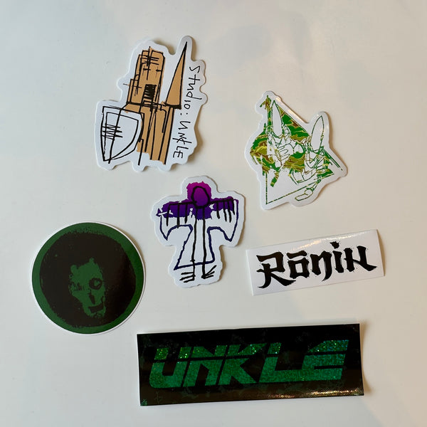 UNKLE Archive Mixed Sticker Pack (Green)