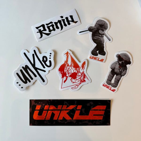 UNKLE Archive Mixed Sticker Pack (Red)