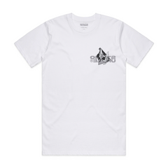 Design 001 Studio:Rework Pointman Logo T- Shirt (White)