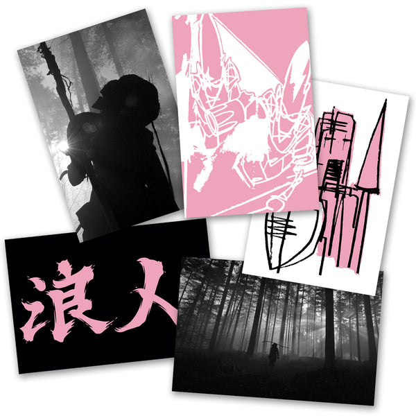 UNKLE Rōnin Postcard Set